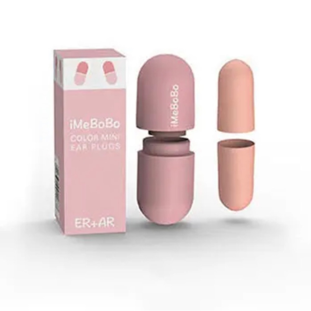 4/$35 | Cool Pink Earplugs Sleep Aid Study Aid Work Aid Earbuds w/ Case